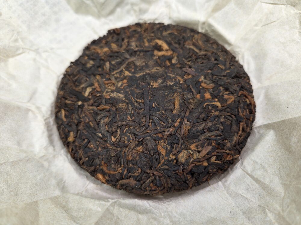 Шу пуэр Лао Ши То "Гу Шу Пуэр" (100 г, 2019 г) — изображение 3