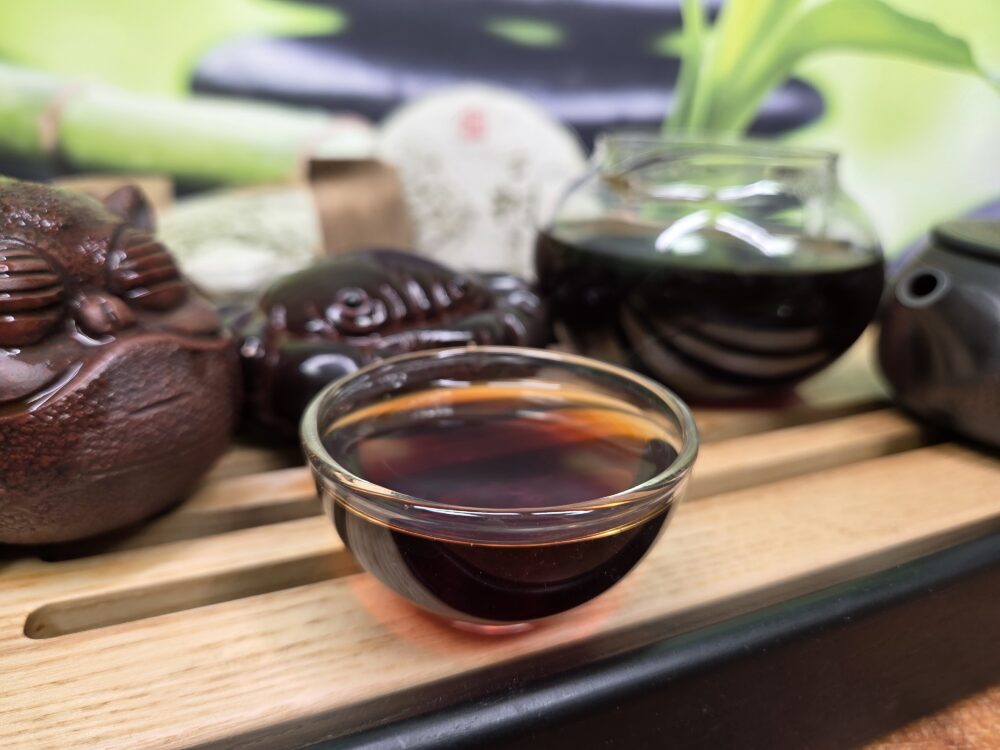 Шу пуэр Лао Ши То "Гу Шу Пуэр" (100 г, 2019 г) — изображение 6