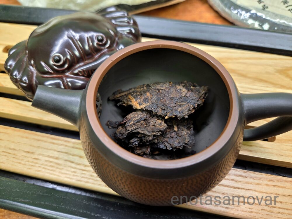 Шу пуэр Мэнку "Чай старого дерева" (400 г, 2006 г) — изображение 6