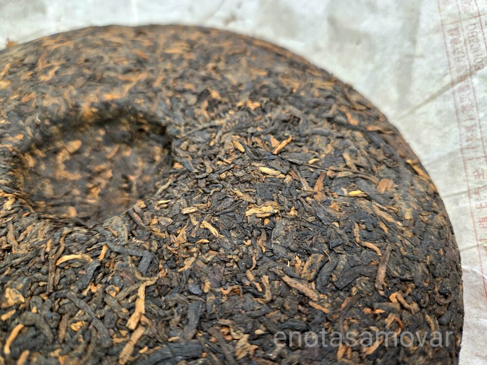 Шу пуэр Мэнку "Гунтин" СКИДКА! (400 г, 2007 г) — изображение 2