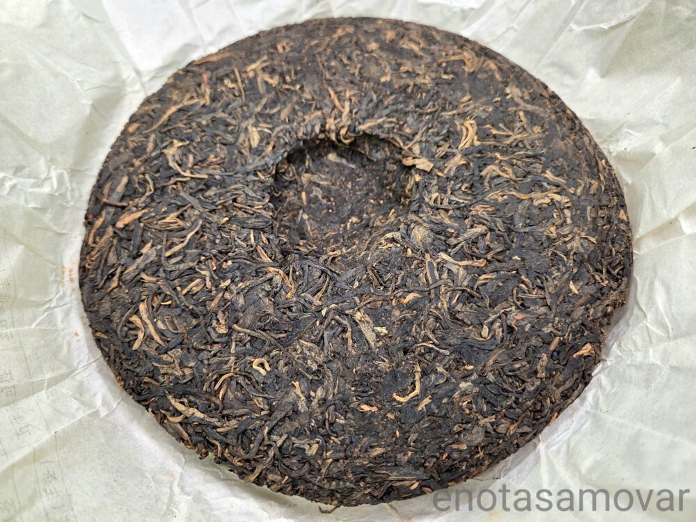 Шен пуэр Мэнку "Вино из древесных листьев" (400 г, 2007 г) — изображение 2