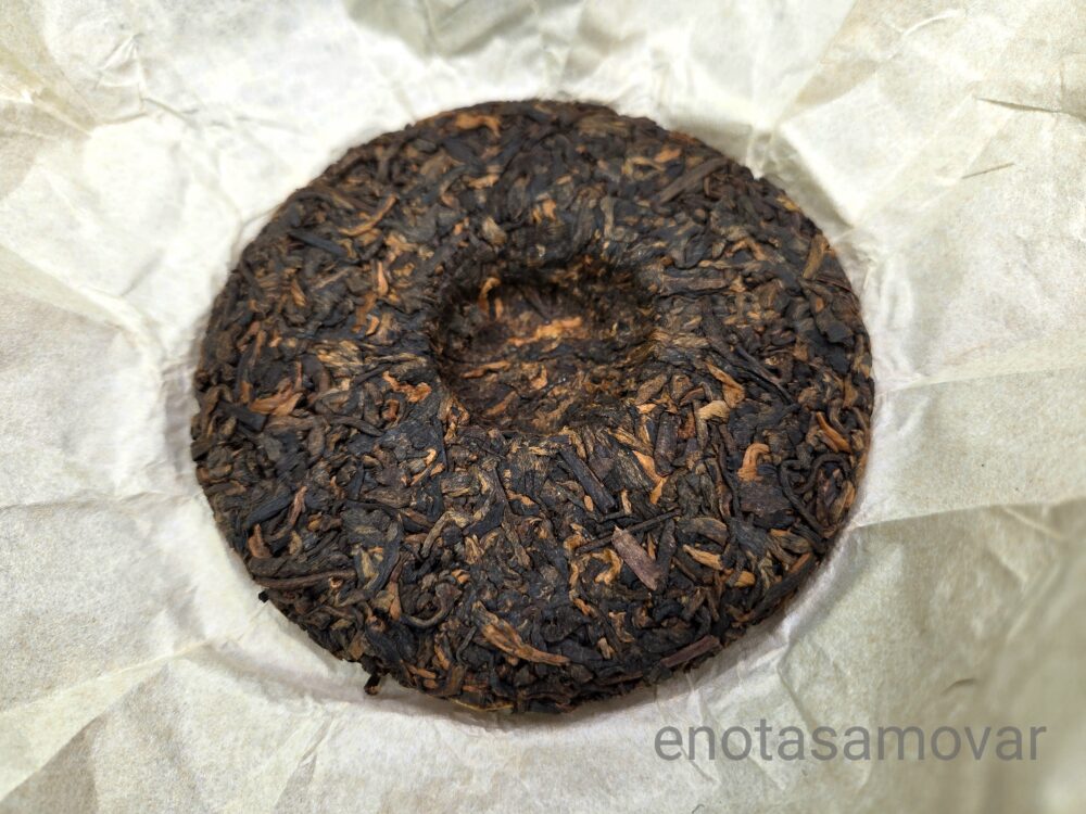 Шу пуэр Лао Ши То "Гу Шу Пуэр" (100 г, 2019 г) — изображение 2